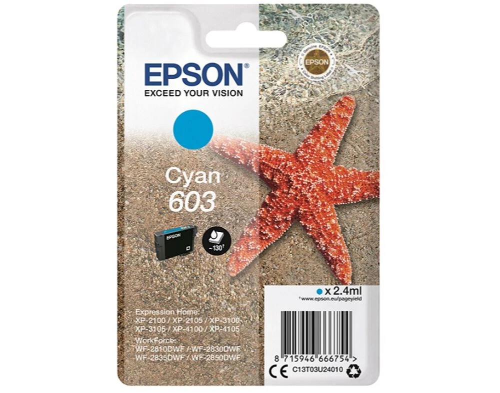 Tinteiro EPSON 603 Azul