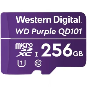Cartão Memória Western Digital MicroSD Purple 256GB