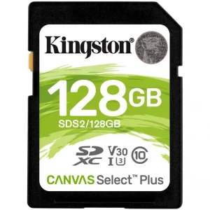 Cartão Memória Kingston Canvas Select Plus C10 SDXC 128GB