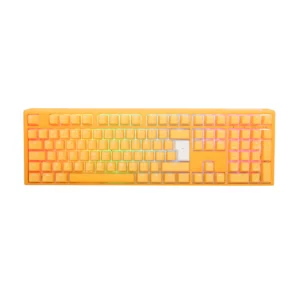 Teclado Ducky One 3 Yellow Ducky Full-Size, Hot-swappable, MX-Brown, RGB, PBT - Mecânico (PT)