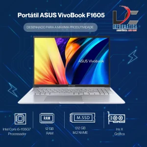 Portátil ASUS VivoBook F1605 16" i5 12GB 512GB Iris X