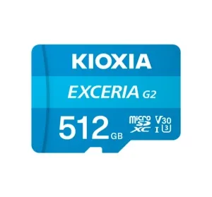 Cartão Memória Micro SD Kioxia 512GB Exceria G2 C/Adaptador